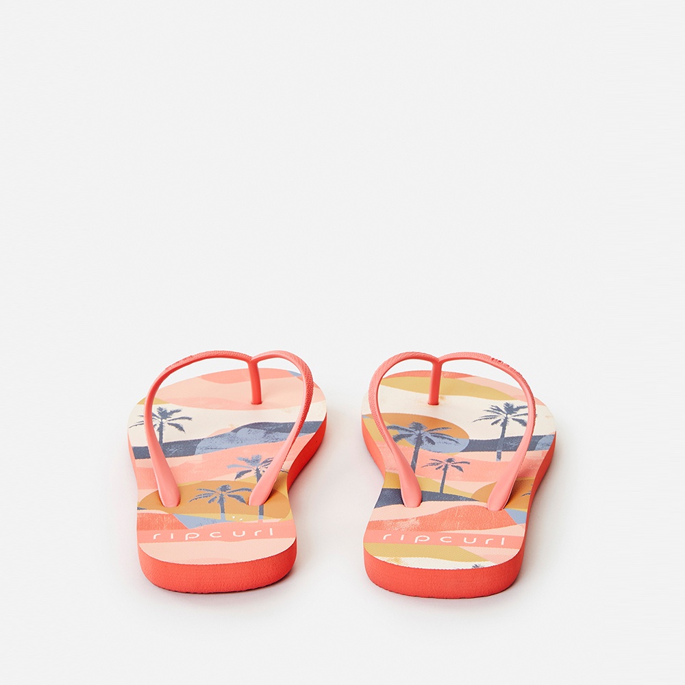 Rip Curl Melting Waves Flip Flop In Light Pink