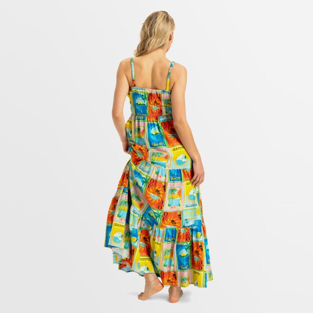 Atlas Sunshine Coastline Maxi Dress - Women