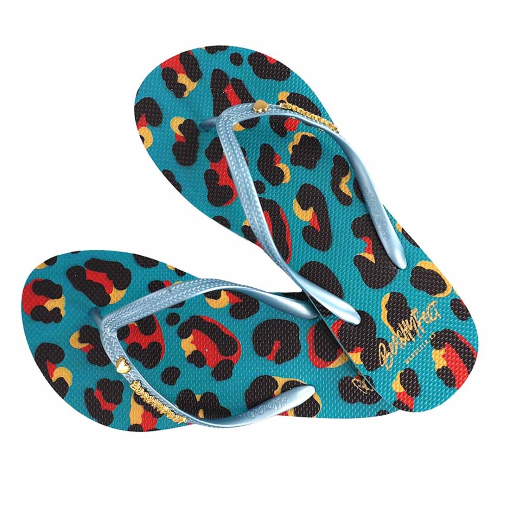 Retro Leopardo Flip Flop - Women