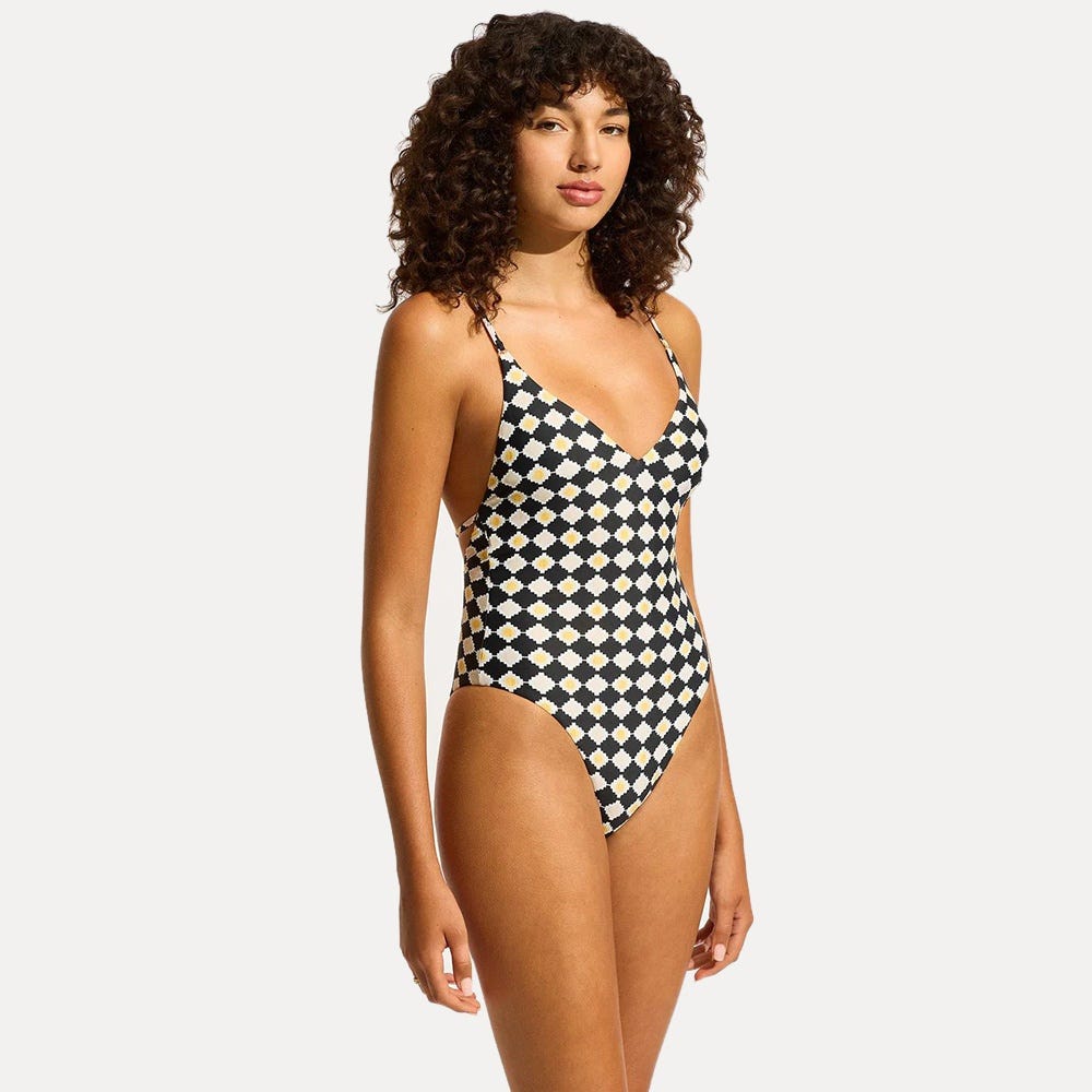 Kasbah V Neck One Piece - Women
