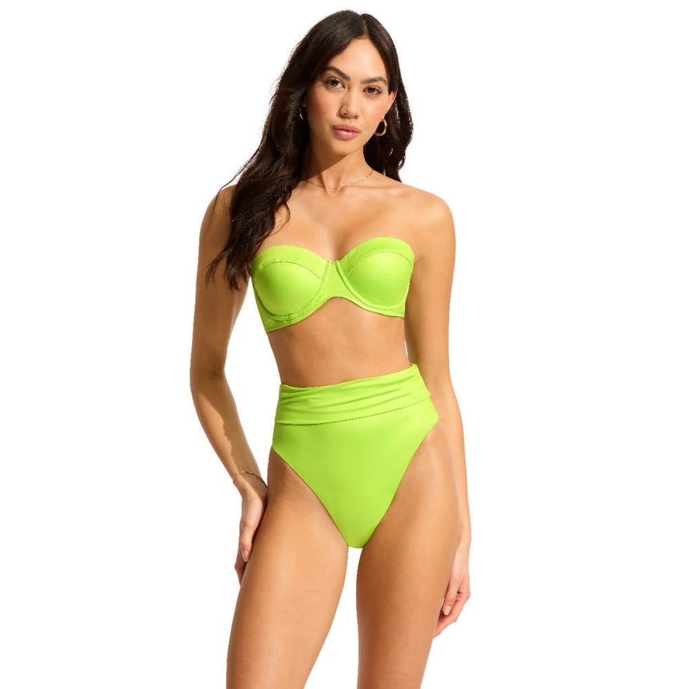 Atlantis One Shoulder Bikini Top - Women