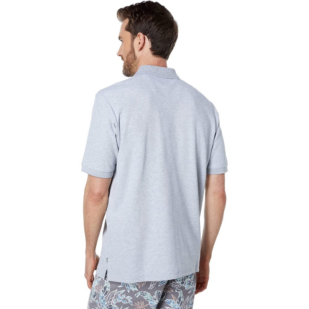 Tommy Bahama The Emfielder Islandzone Polo In Storm Gray Heather