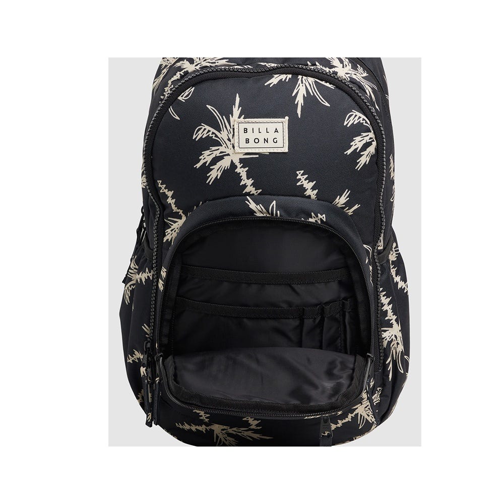 Billabong Tilted Palms J Backpack In Off Black