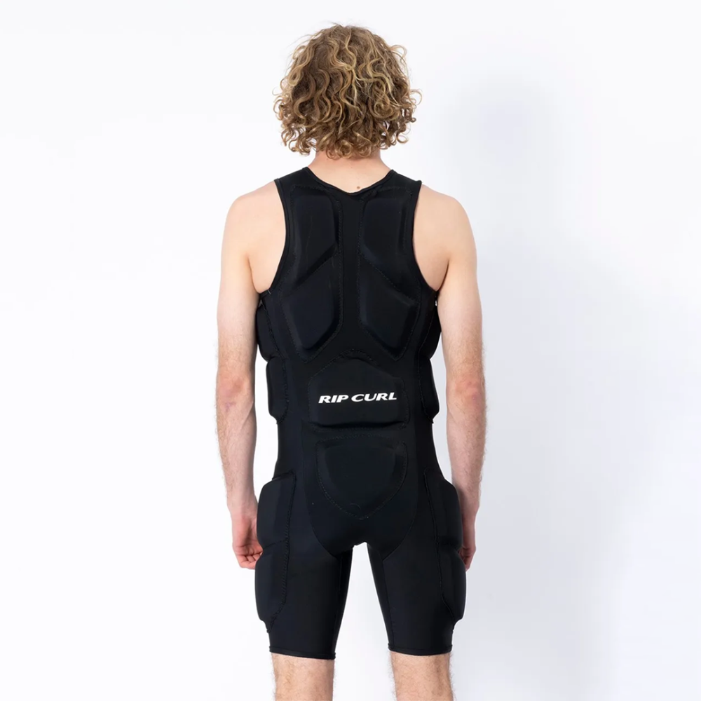 Rip Curl Big Wave Short John Wetsuit in Black