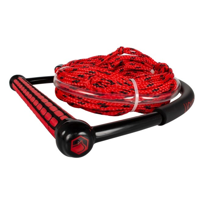 Liquid Force TR9 Handle with Static Line in Red