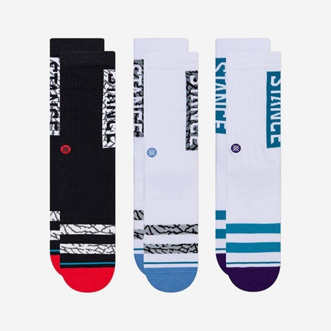Stance The Og Crew Socks 3 Pack in Multicolor