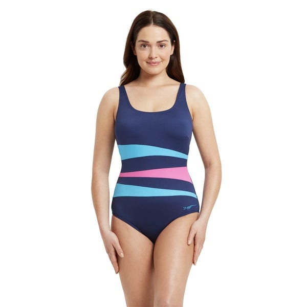 Zoggs tummy control swimwear sales