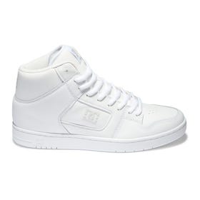 DC Shoes Manteca 4 Hi Shoes In White/Battleship