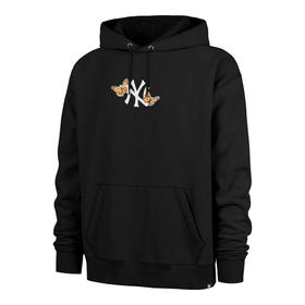 Icon Drop Shoulder Pullover Hood New York Yankees Sweatshirt - Men