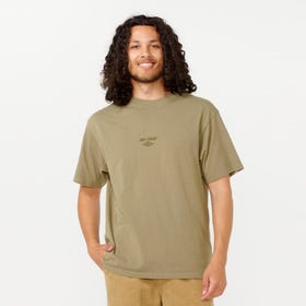 Fade Out Embroid Tee - Men