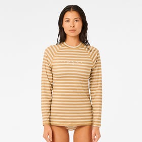 Golden Rays Long Sleeve UV Rashguard - Women