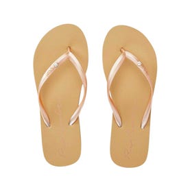 Script Wave Bloom Thongs - Women