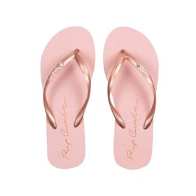 Script Wave Bloom Thongs - Women