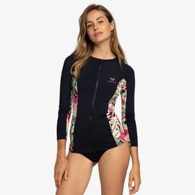 Long Sleeve Zipped Rash Vest - Women