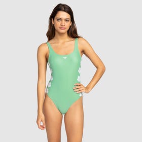High Leg One-Piece Swimsuit - Women