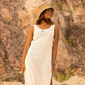 Beach Journey - Beach Crochet Dress - Women