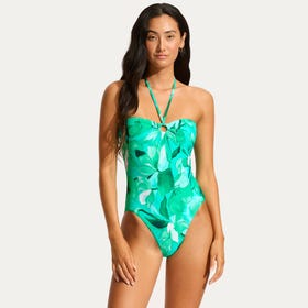 Secret Garden Bandeau Swimsuit - Women