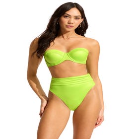 Atlantis One Shoulder Bikini Top - Women