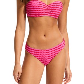 Mesh Effect-Hipster Pant - Women