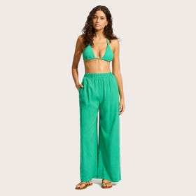 Beach Edit Crinkle Beach Pants - Women