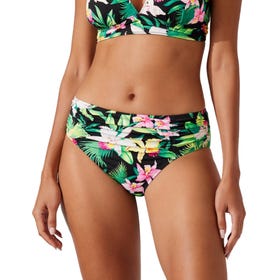 Orchid Garden Shirred High Waist Pant - Women