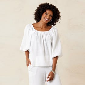 Island Gauze™ Off-The-Shoulder Top - Women