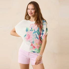 Perfectly Paradise Short-Sleeve Dolman Sweater - Women